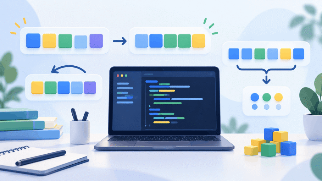 Python lista rendezése – sort(), sorted() és reverse() illusztráció
