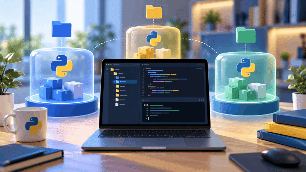 Python virtuális környezet létrehozása venv segítségével Windows, Linux és macOS alatt